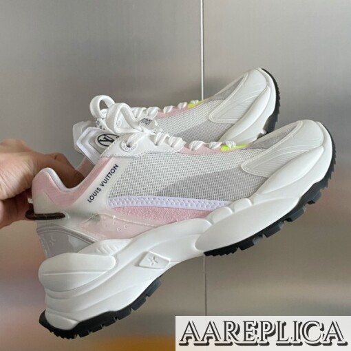 Replica Louis Vuitton Run 55 Sneakers In White Materials 2