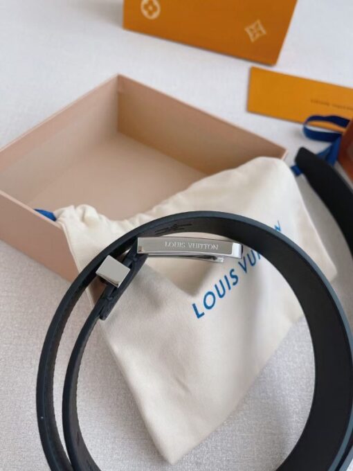 Replica Louis Vuitton Pont Neuf 35mm Belt Taurillon Leather M6065T 5