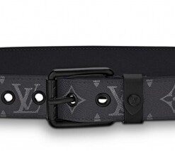 Replica Louis Vuitton Voyager 35mm Belt Monogram Eclipse M0043T