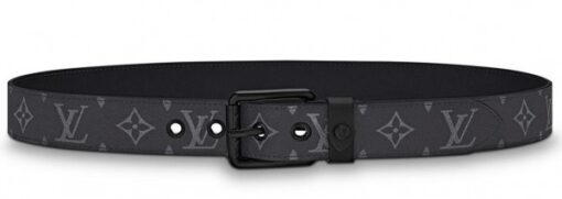 Replica Louis Vuitton Voyager 35mm Belt Monogram Eclipse M0043T