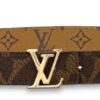 Replica Louis Vuitton LV Circle 35mm Reversible Belt M9936U 6