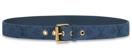 Replica Louis Vuitton Signature 35mm Belt Monogram Denim M0175Q