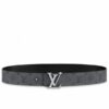 Replica Louis Vuitton LV Initiales 40MM Reversible Belt Monogram Eclipse M9043S 10