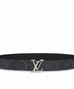 Replica Louis Vuitton LV Tag 40mm Reversible Belt Monogram Eclipse M0367V