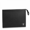 Replica Louis Vuitton Pochette Voyage MM Monogram Eclipse Reverse M69535 9