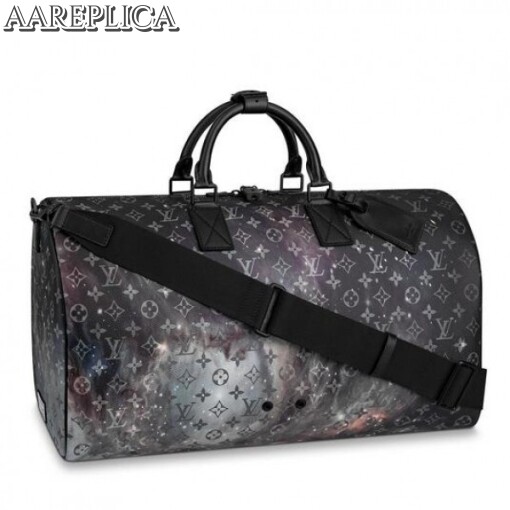 Replica Louis Vuitton Keepall bandouliere 50 Monogram Galaxy M44166