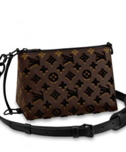 Replica Louis Vuitton Triangle Messenger Monogram Tuffetage M45070