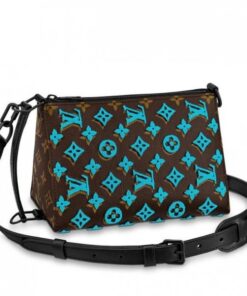 Replica Louis Vuitton Triangle Messenger Monogram Tuffetage M45078