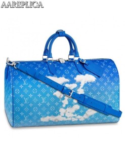 Replica Louis Vuitton Keepall Bandouliere 50 Bag Monogram Clouds M45428