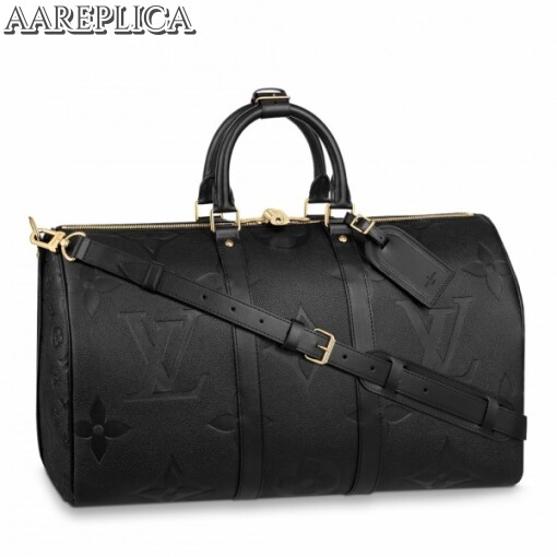 Replica Louis Vuitton Keepall Bandouliere 45 Bag Monogram Empreinte M45532