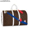 Replica Louis Vuitton LV x NBA Basketball Keepall 55 M45587