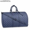 Replica Louis Vuitton Keepall Bandouliere 50 Monogram Titanium M43886 10