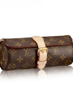 Replica Louis Vuitton 3 Watch Case Monogram Canvas M47530