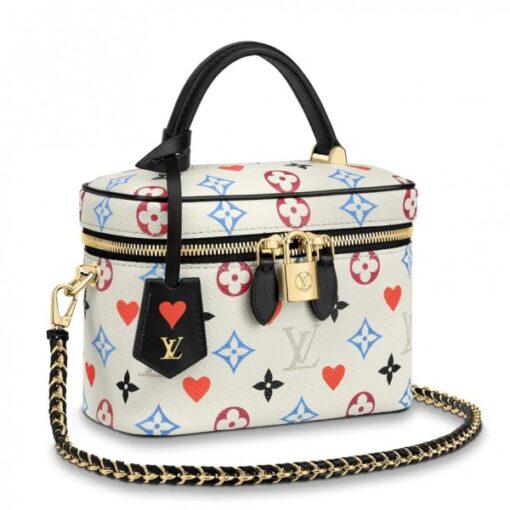 Replica Louis Vuitton Game On Vanity PM White Bag