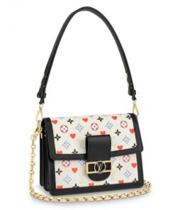 Replica Louis Vuitton Game On Dauphine MM White Bag M57463