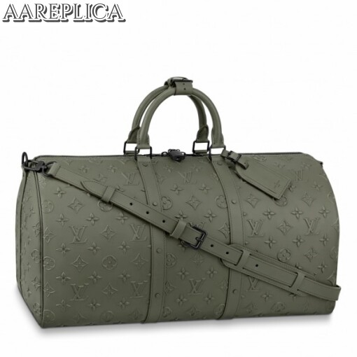 Replica Louis Vuitton Keepall Bandouliere 50 Monogram Seal M57963