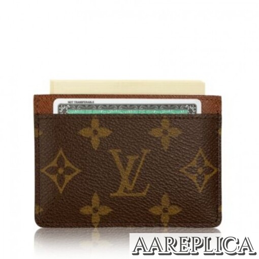 Replica Louis Vuitton Card Holder Monogram Canvas M61733