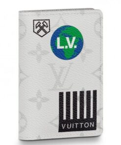 Replica Louis Vuitton Pocket Organizer White Monogram M67817