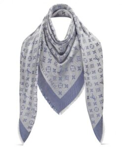 Replica Louis Vuitton Denim Monogram Shawl M71382