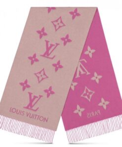 Replica Louis Vuitton Pink Reykjavik Scarf M76066