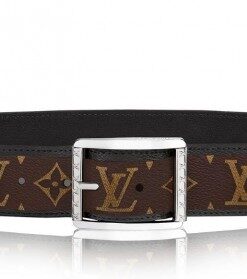 Replica Louis Vuitton Reverso 40MM Belt Monogram Macassar M9007S