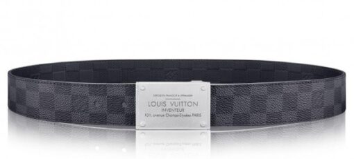 Replica Louis Vuitton Neo Inventeur Reversible 40MM Belt Graphite M9234Q