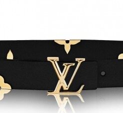 Replica Louis Vuitton LV Iconic Metallic Flowers 30mm Belt M9310U