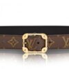 Replica Louis Vuitton LV New Wave 35mm Belt Monogram Denim M0146U 10