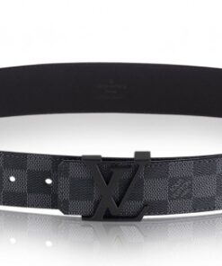 Replica Louis Vuitton LV Initiales Belt Damier Graphite M9808S