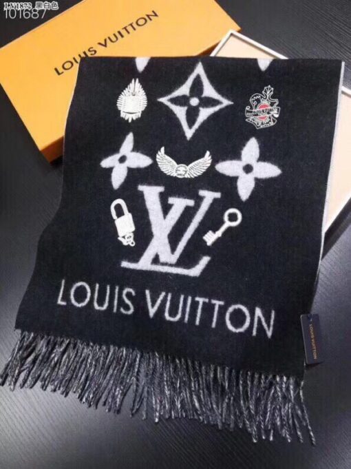 Replica Louis Vuitton LV Wild Reykjavik Scarf MP2203 7