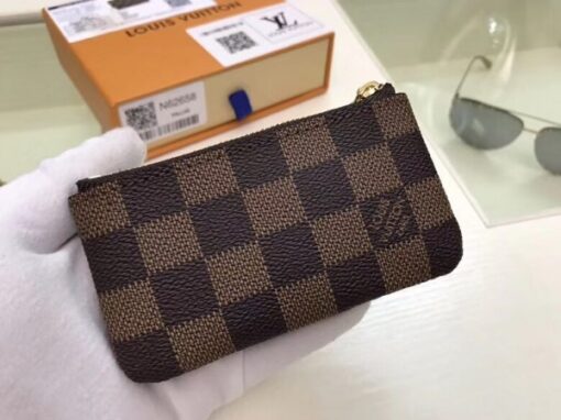 Replica Louis Vuitton Key Pouch Damier Ebene N62658 3