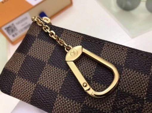 Replica Louis Vuitton Key Pouch Damier Ebene N62658 4