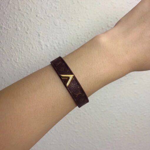 Replica Louis Vuitton Essential V Bracelet Monogram Canvas M6042F 3