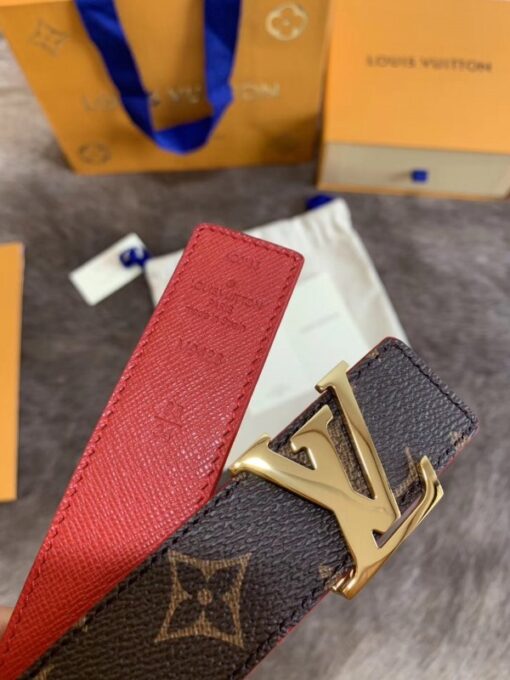 Replica Louis Vuitton LV Initiales 30MM Reversible Belt Monogram M9498U 5