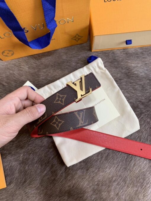 Replica Louis Vuitton LV Initiales 30MM Reversible Belt Monogram M9498U 8