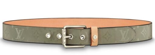 Replica Louis Vuitton Voyager 35mm Belt Monogram Titanium MP043U