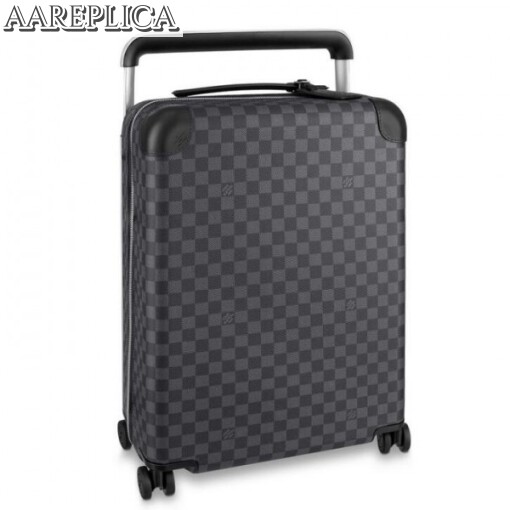 Replica Louis Vuitton Horizon 55 Rolling Luggage Damier Graphite N23209