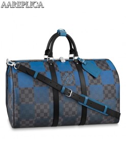 Replica Louis Vuitton Keepall Bandouliere 50 Damier Graphite Giant N40410