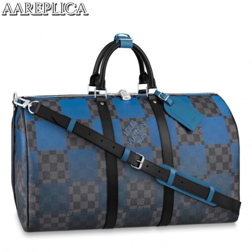 Replica Louis Vuitton Keepall Bandouliere 50 Damier Graphite Giant N40410