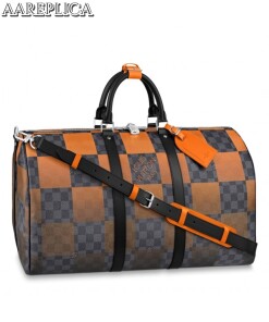 Replica Louis Vuitton Keepall Bandouliere 50 Damier Graphite Giant N40420