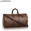 Replica Louis Vuitton Keepall Bandouli??re 55 Monogram Eclipse Flash M43414 10