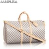 Replica Louis Vuitton Keepall Bandouli??re 55 Monogram Eclipse Flash M43414 10