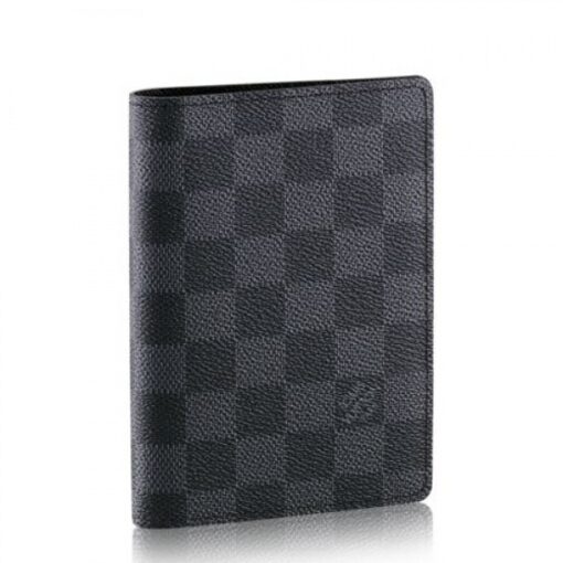 Replica Louis Vuitton Passport Cover Damier Graphite N60031