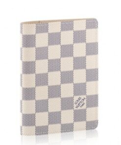 Replica Louis Vuitton Passport Cover Damier Azur N60032