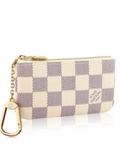 Replica Louis Vuitton Key Pouch Damier Azur N62659