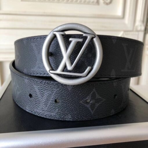 Replica Louis Vuitton LV Crcle 35mm Belt Monogram Eclipse M9931Q 5