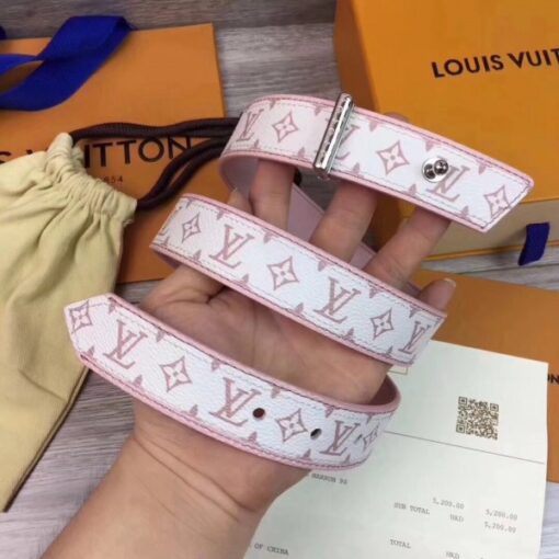 Replica Louis Vuitton Monoglam 30mm Belt Monogram M9302U 6