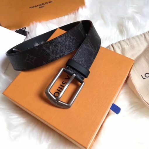 Replica Louis Vuitton Landscape 35mm Belt Monogram Eclipse M9083S 5