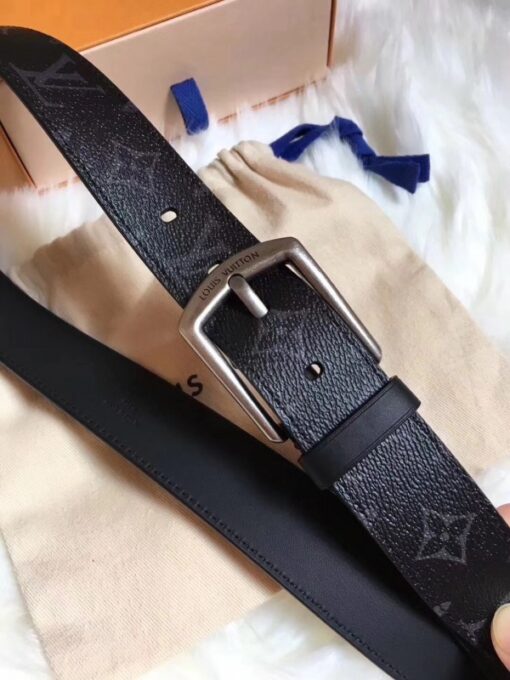 Replica Louis Vuitton Landscape 35mm Belt Monogram Eclipse M9083S 8