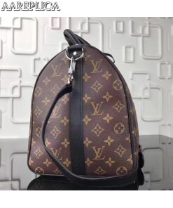 Replica Louis Vuitton Keepall Bandouli??re 45 Monogram Macassar M56711 2